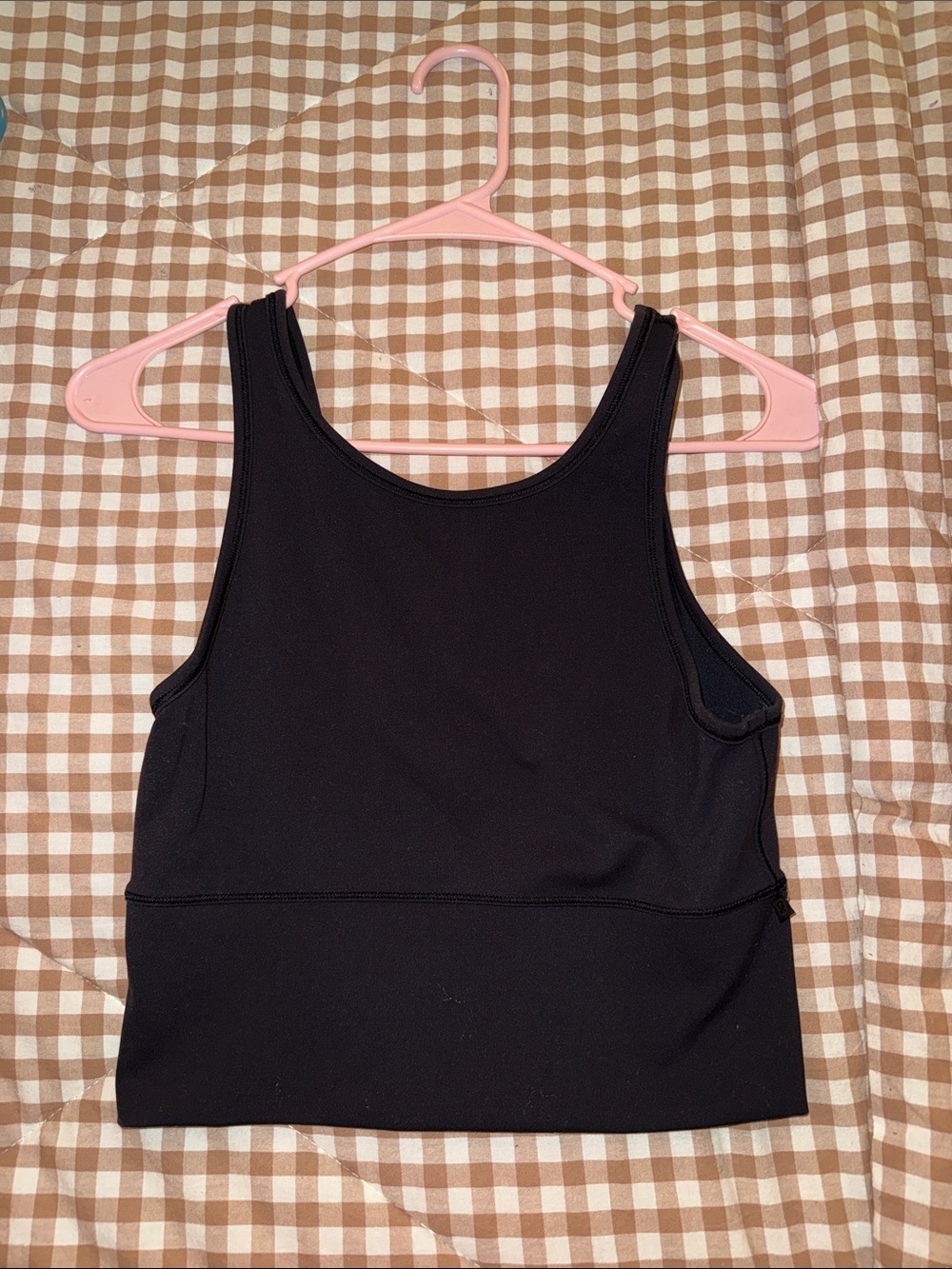 lululemon athletica Black Athletic Crop Tank
